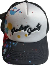 Privilege Society Paint Splash Trucker Snap Back Adjustable Mesh Back Hat