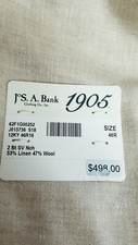  498 46R Tailored Fit Jos A Bank LINEN WOOL Textured Blazer Jacket Sport Coat