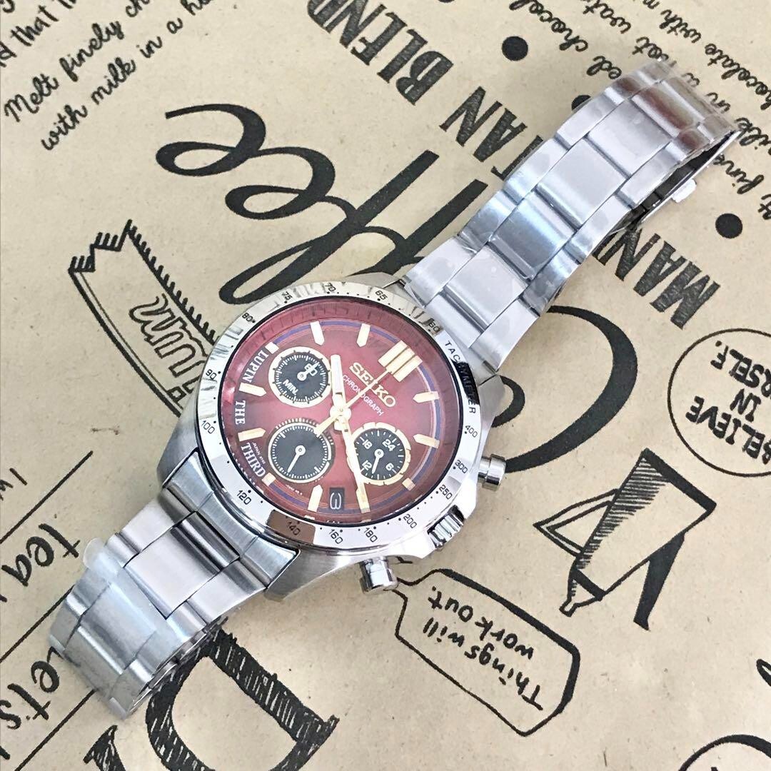 Limited to 3000 pieces, Lupin III x Seiko watch, silver Fashion