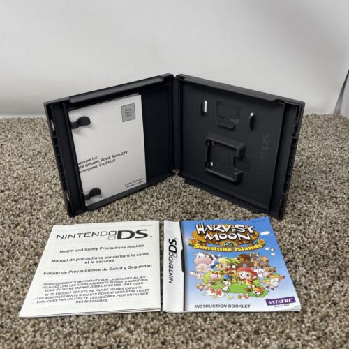 NO GAME! Harvest Moon Sunshine Islands Authentic Nintendo DS Case & Booklet only - Picture 4 of 4