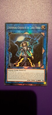 Yu-Gi-Oh: Unterweltgöttin der geschlossenen Welt RA02-EN045 Collectors Rare -EX+
