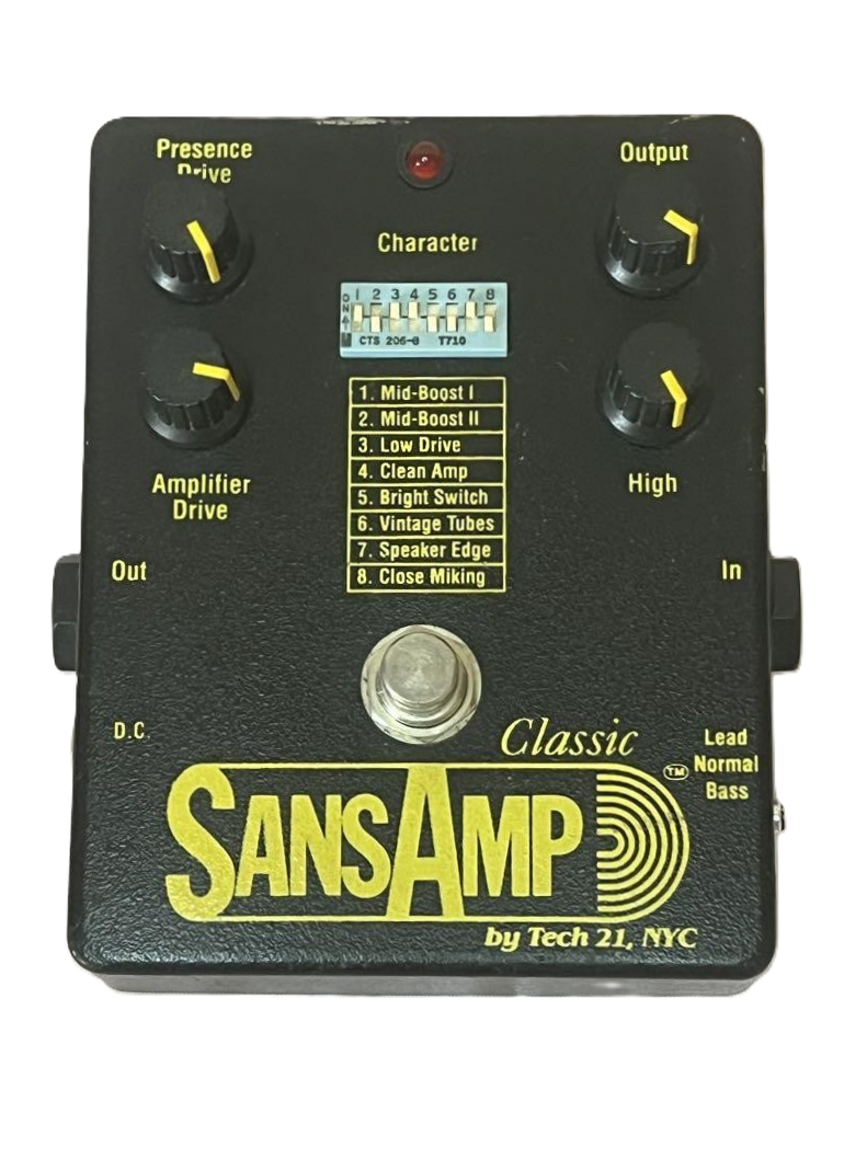 Tech 21 SA1 SansAmp Classic Tube Amp Emulator Guitar Effects Pedal