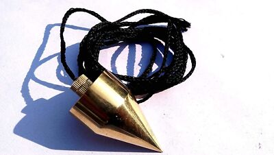 Plumb Bob Point Long Messwerkzeuge Messing poliert 100 Gramm Werkzeug Bob Plumb