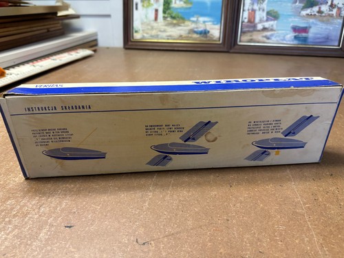DDR Polen Spielzeug Flugzeug Plastik "WIROPLAT" Segelflugzeug OVP - Bild 2 von 6