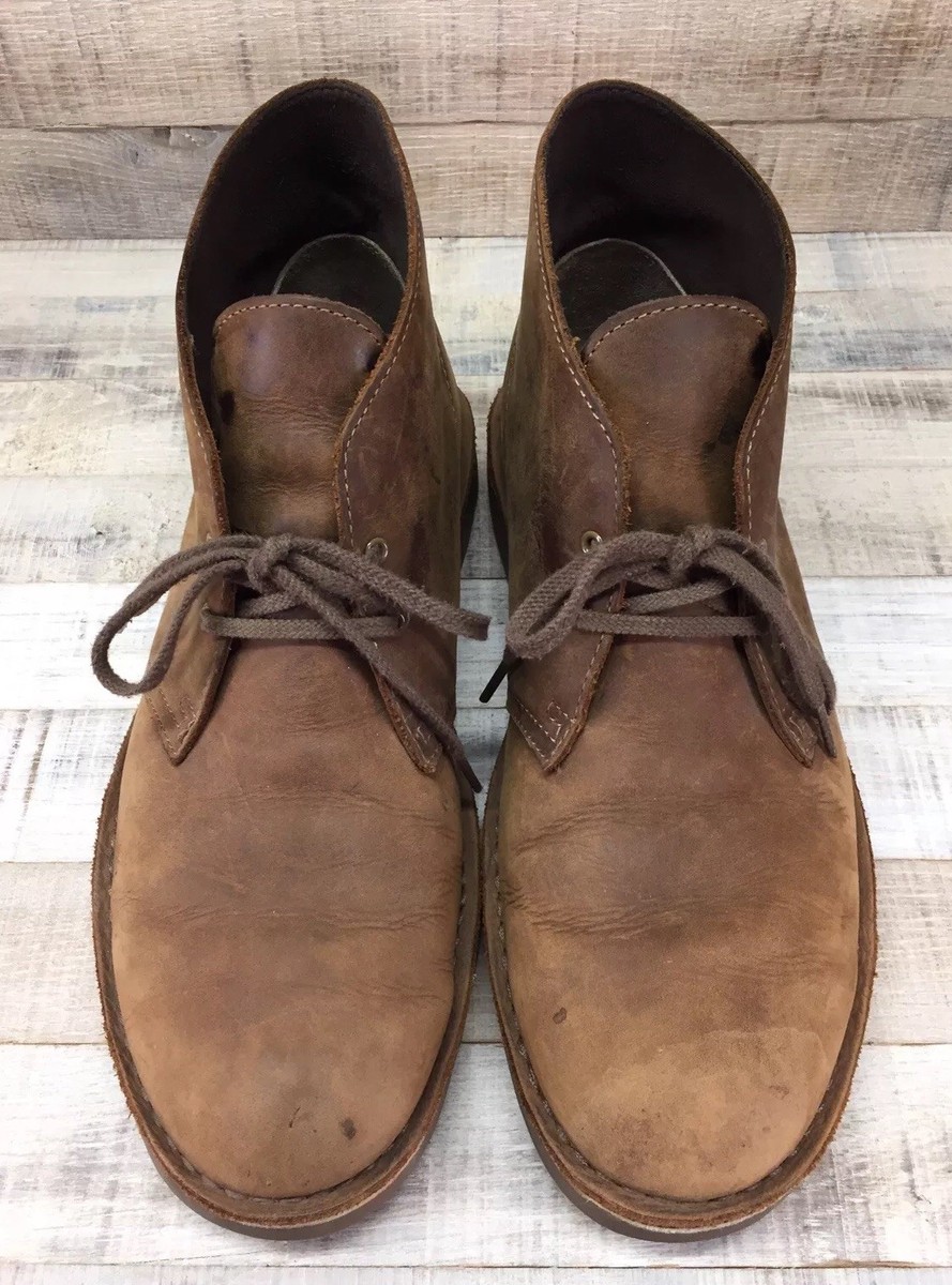 Clarks Brown Leather Desert Chukka Ankle Boot Men