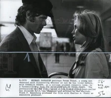 1975 Press Photo Michael Sarrazin & co-star, "The Reincarnation of Peter Proud"