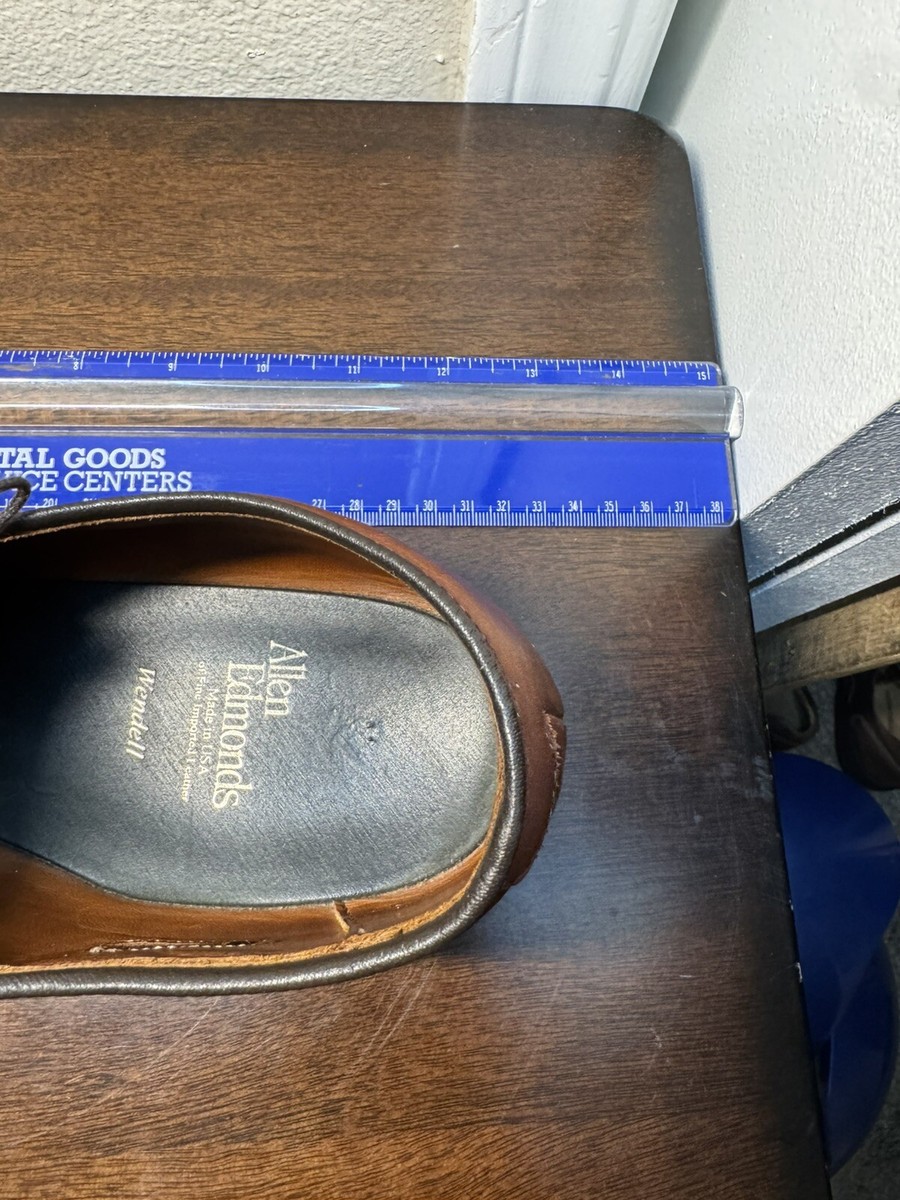 Allen Edmonds Wendell Oxford Leather Brown Mens Size 11.5D  display picture 2