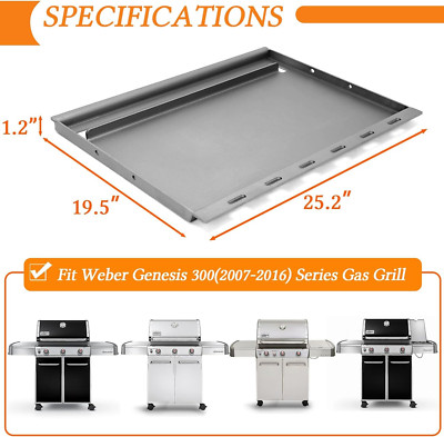 Full Size Griddle for Weber Genesis E310 E320 E330 S310 S320 S330(2007-2016)