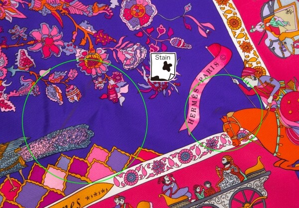 HERMES Carres 90 Fantaisies indiennes Scarf(K-126969) | eBay