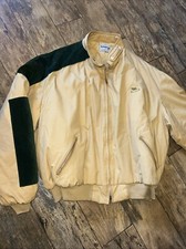 Vintage 70’s Swingster Corduroy Patches Jacket Men’s XL Beige Made in USA