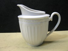Mikasa Italian Countryside DD900 Cream Pitcher Cream, Ribbed, Scrolls