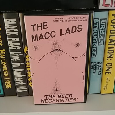 The Macc Lads VHS The Beer Necessities Punk Rock Oi Pub Rock Live