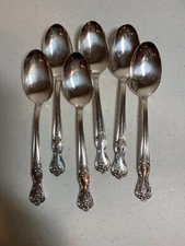 Vintage William Rogers Extra Plated Serving Spoons (6)