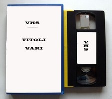 VHS VIDEOCASSETTE TITOLI VARI