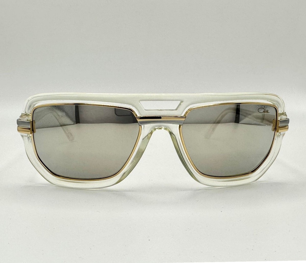 Cazal Sunglasses 003SG Crystal-Gold-Silver/Gold Lens 58mm