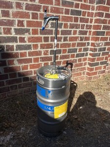 Keg Coupler With Rod And Faucet