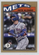 2021 Topps UK Edition 1978-79 Redux Gold 19/25 Pete Alonso #SR-18 0xi8