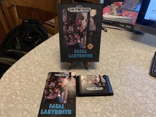 Fatal Labyrinth (Sega Genesis, 1991) - Complete in Box / CIB