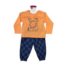 Member's Mark Boy's 2 Piece Easy Pull On Long Sleeve  Pant Playwear Set 2T 