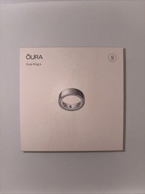 Oura Ring Gen 4 Smart Ring Silver Color Size 9 NEW FACTORY SEALED + FAST SHIP  