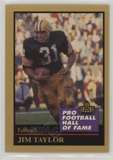 1991 Enor Pro Football Hall of Fame Jim Taylor #136 HOF g7g