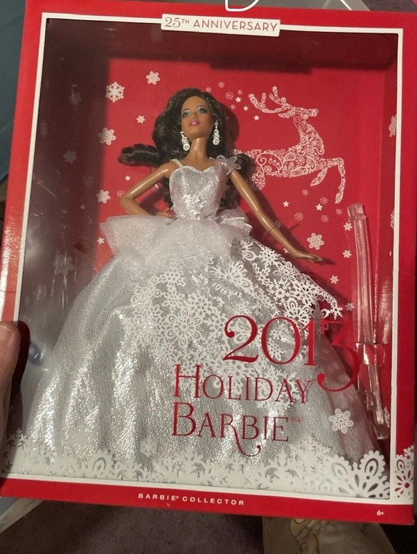 Mattel Holiday Barbie 2013 Collector Edition 25th Anniversary Doll Christmas