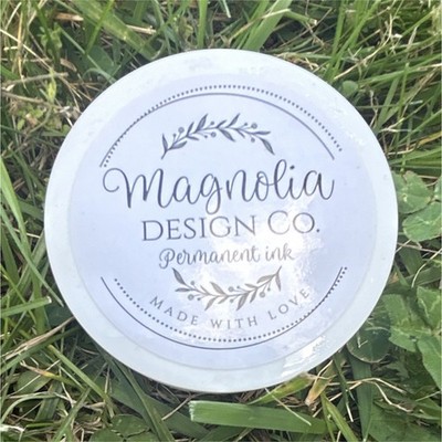 Magnolia Design Co. Brilliant White Permanent Ink, White Color, 3 oz Bottle