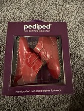 Pediped 6M Toddler Girls Mary Janes Red Patent