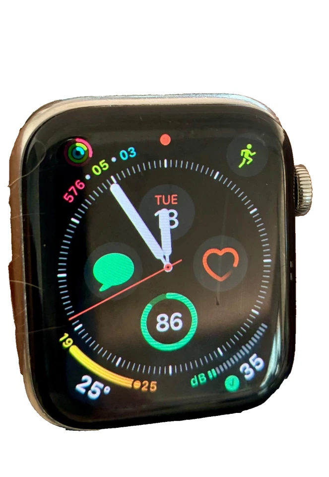 Apple Watch Series 4 44 mm Stainless Steel Sapphire Crystal LTE Cellular, + 4 bd - Image 2 of 4