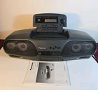 Panasonic RX-DT707 Cobra Top Boombox Ghetto Blaster Stereo Vintage