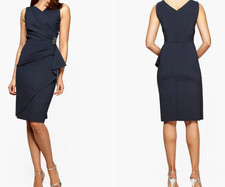 Alex Evenings Side Ruched Cocktail Dress Size: 6