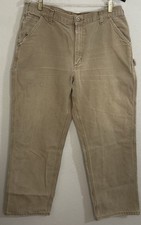 Vintage Carhartt B11 CBR Carpenter Canvas Pants Measures 38x32 Faded Dungaree