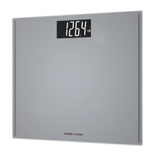 Extra Wide Platform Digital Bathroom Scale High Precision 500 lb Large Capacity