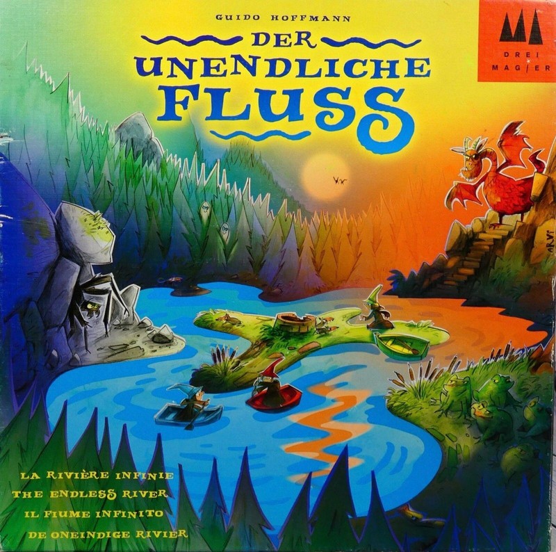 The Endless River Board Game Drei Magier Guido Hoffmann (6+) – Complete - VGC