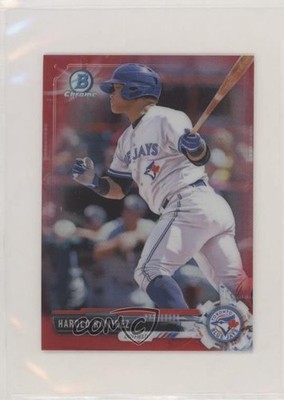 2017 Bowman Chrome Minis Prospects Red Refractor /10 Harold Ramirez #BCP120 9hx
