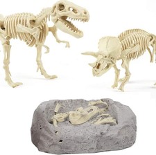 Science Dinosaur Digging Fossil Kit for Kids, Dinosaur Bones Excavation Kit