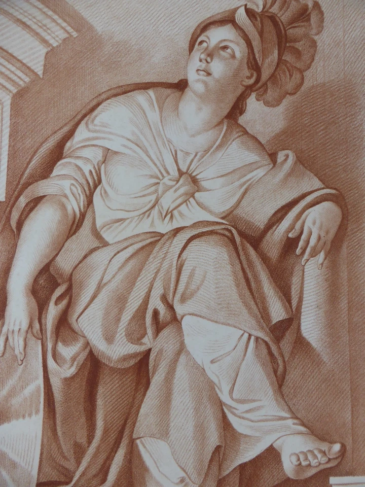 Porträt Jean-Baptiste Lucien nach Edme Bouchardon Crayonmanier Stich (555)