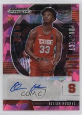 2020-21 Panini Prizm Draft Picks Prospect Pink Ice Elijah Hughes #PA-EH Auto 6o3