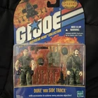 Hasbro G.I. Joe Duke & Side Track Action Figures 2000 w/ Accessories