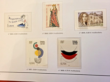 2004 FRANCE 3640 3644 3645 3657 3658"C.CIVIL-ALIENOR-SAND-ENTENTE" NEUFS