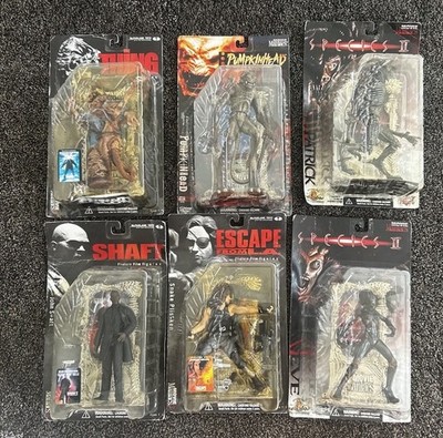 McFarlane Movie Maniacs Lot Of 6 The Thing Species Shaft
