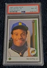 1989 UPPER DECK #1 Ken Griffey Jr. STAR ROOKIE PSA 8 NM-MT MARINERS HOF NICE