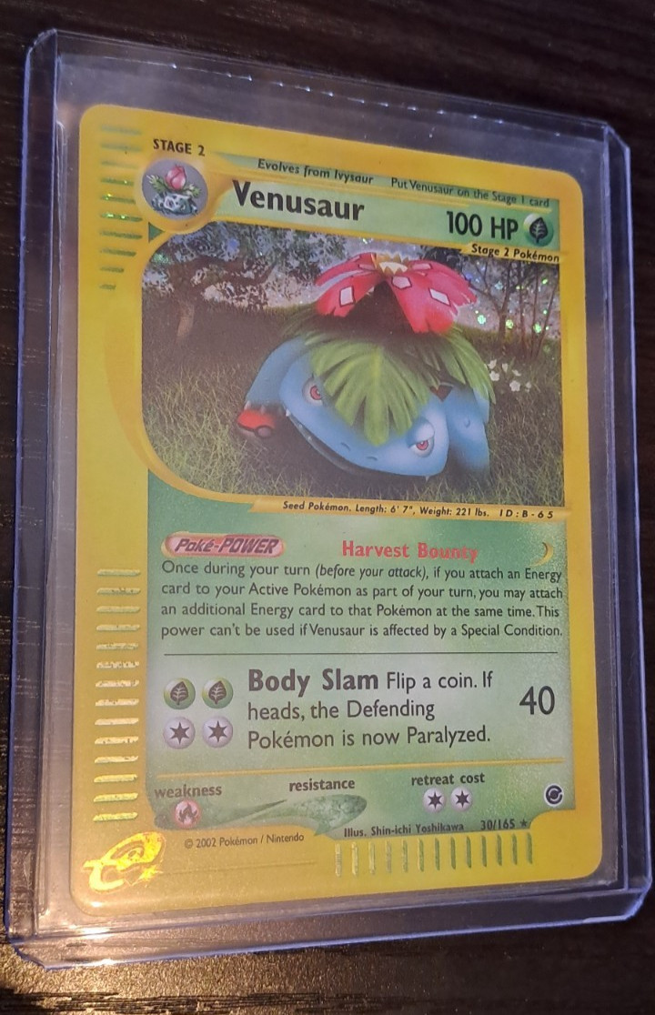 Pokemon TCG - Venusaur Expedition Base Set 030/165 Holo Rare (LP) Ungraded
