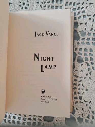 Night Lamp by Jack Vance 1st edition hardcover TOR 1996 New Unread Gaean Reach - Picture 11 of 13