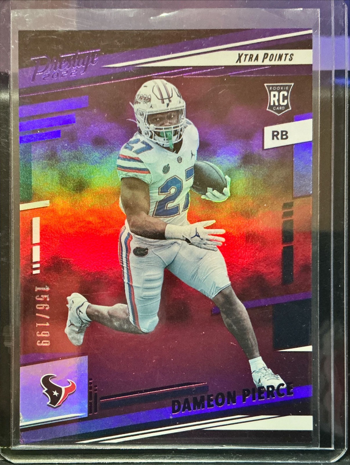 2022 Panini Prestige - Rookies Dameon Pierce #345 Xtra Points Purple /199 (RC)