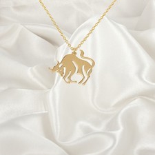 Image of Taurus Necklace,  Zodiac Necklace, Astrology Necklace, Taurus Gifts