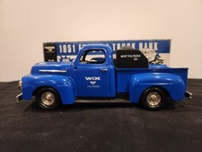 Vintage 1995 Ertl "Wix Filters" 1951 Ford F-1 Truck Bank, Good Cond. w/box
