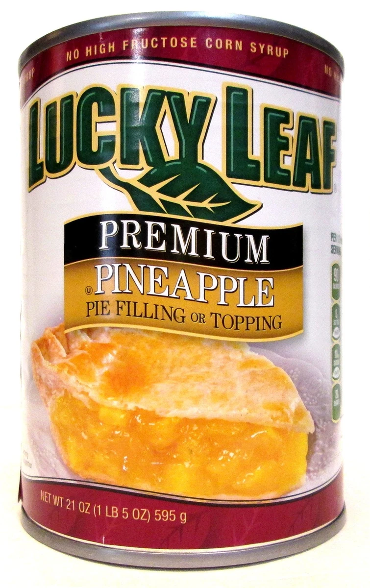 Lucky Leaf Premium Ananas Füllung & Topping 21 oz Dosen 2