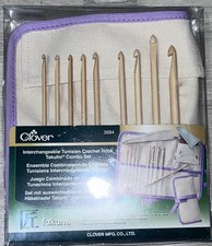 Clover Interchangeable Tunisian Crochet Hook Takumi Combo Set 3684
