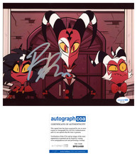 Brandon Rogers 'Helluva Boss' Signed 8x10 Photo 'Blitzo' ACOA